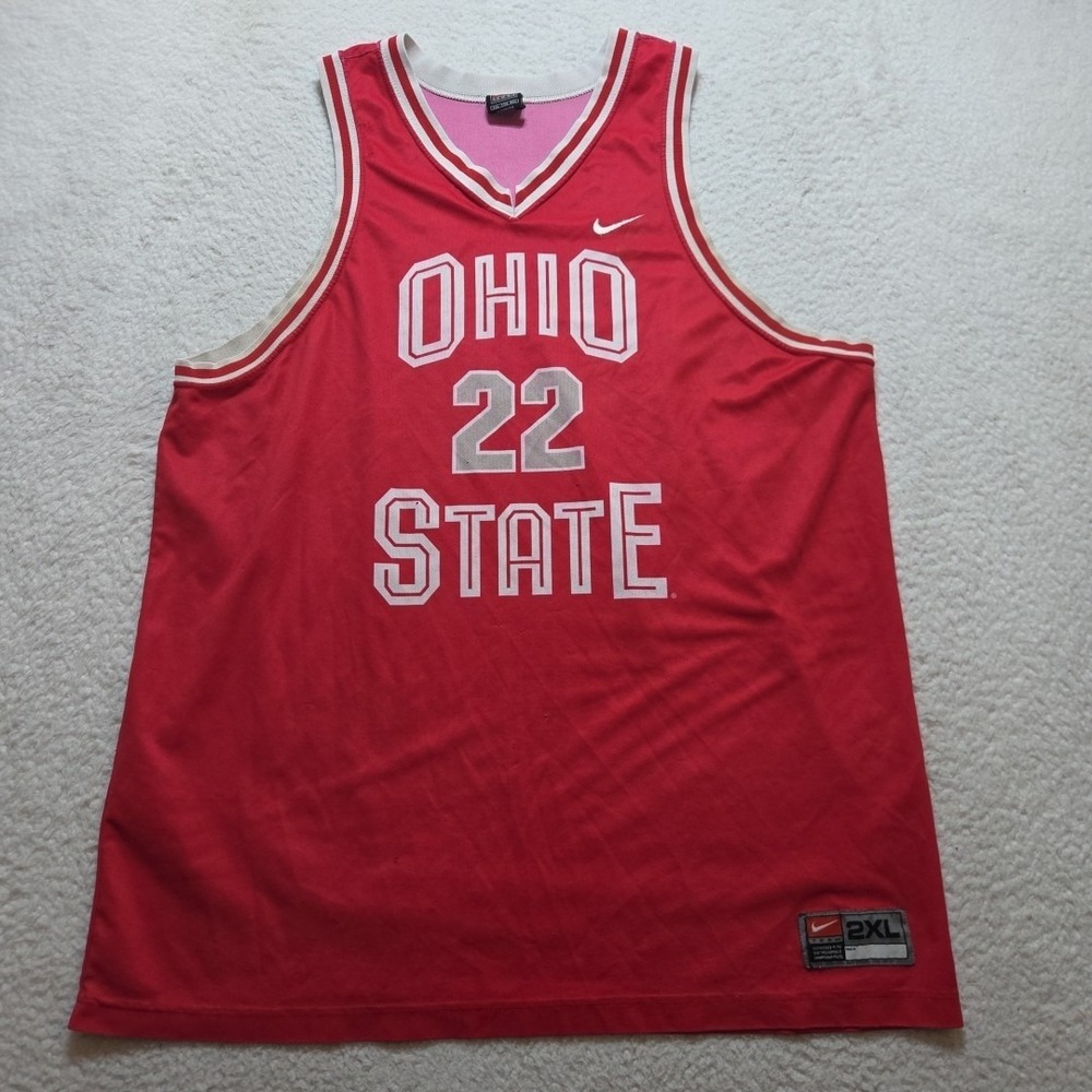VTG NIKE 90's MICHAEL REDD 22 OHIO STATE BUCKEYES JERSEY Made In USA SIZE 2XL